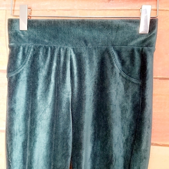 Le Grenier Pants - 𝅺Vintage velvet velour legging green